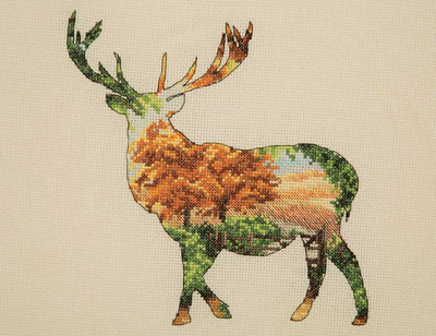 Stag Silhouette - Anchor Maia Cross Stitch Kit
