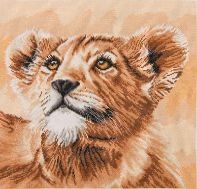 Lion Cub - Anchor Cross Stitch Kit