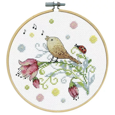 Songbird with Hoop Cross Stitch Kit - Design Works