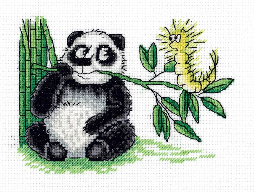 Panda & The Caterpillar Cross Stitch Kit ~ PANNA