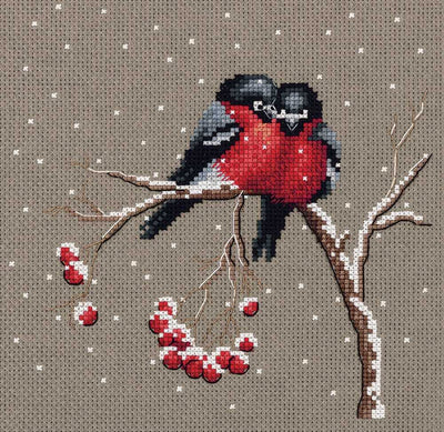Winter Birds Cross Stitch Kit ~ PANNA
