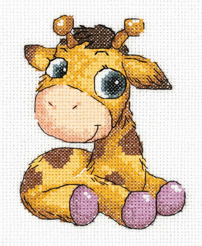 Baby Giraffe Cross Stitch Kit ~ PANNA