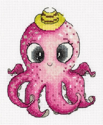 Charlie The Octopus Cross Stitch Kit ~ PANNA