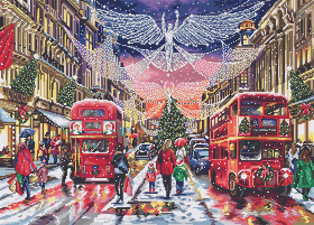 Regent Street Cross Stitch Kit - Letitstitch