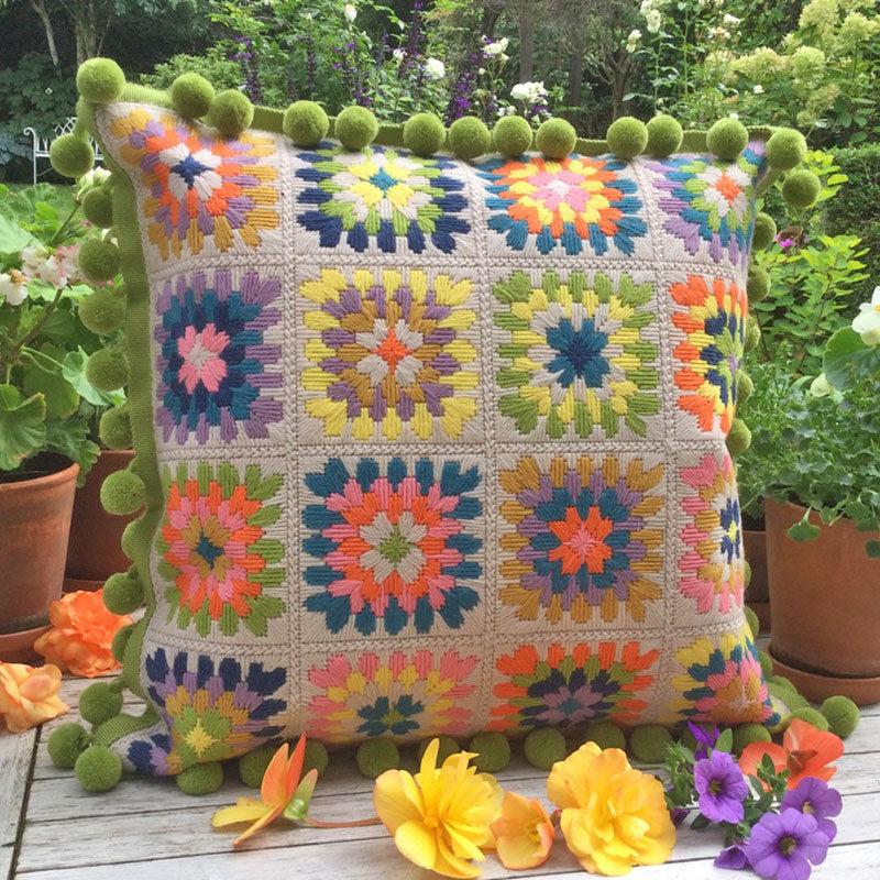 Granny Squares ~ Glorafilia Tapestry Needlepoint Kit