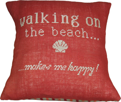 Summer Beach Cross Stitch Cushion Kit ~ Anette Eriksson
