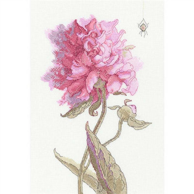 Peonies Grace Cross Stitch Kit - Aine