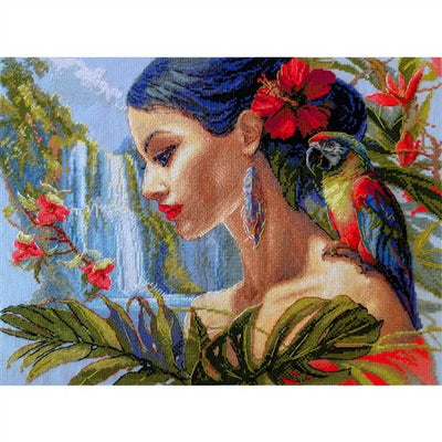 Mother Nature Tropics Cross Stitch Kit - Aine
