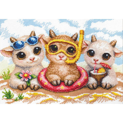 Summer Joy Cross Stitch Kit - Aine
