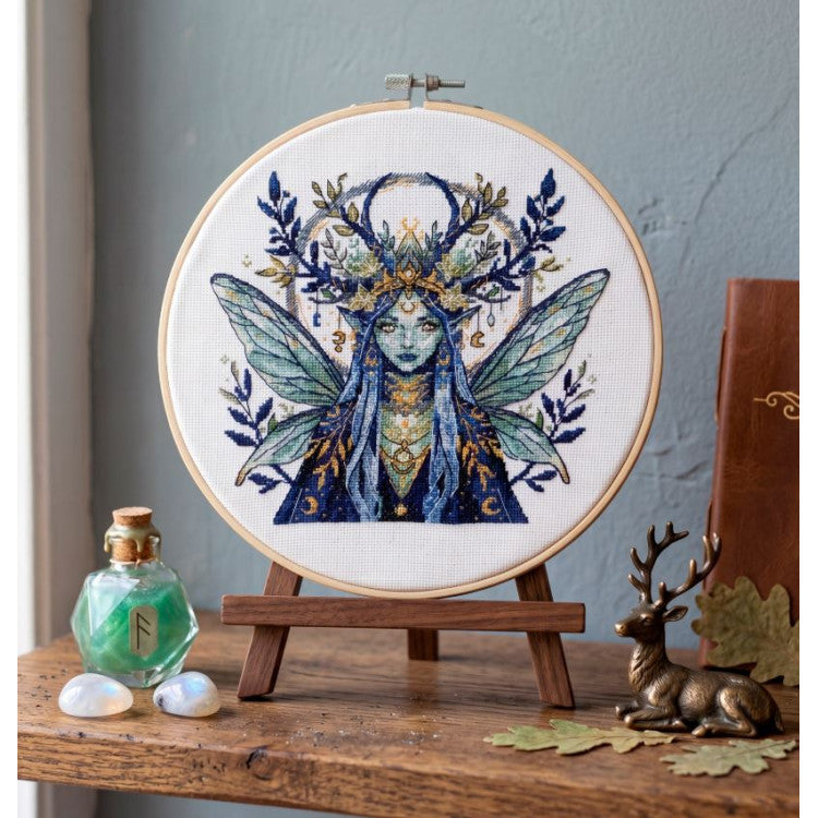 Elf of the Starry Forest Cross Stitch Kit ~ Abris Art