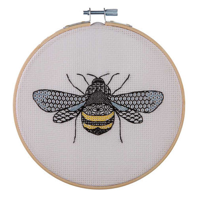 Bee Blackwork Embroidery Kit Anchor