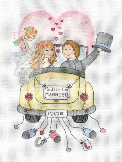 Just Married - Anchor Cross Stitch Kit SALE