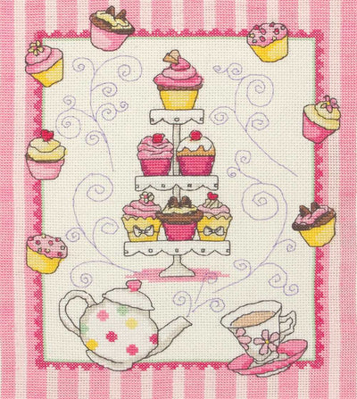 Cupcake - Anchor Cross Stitch Kit