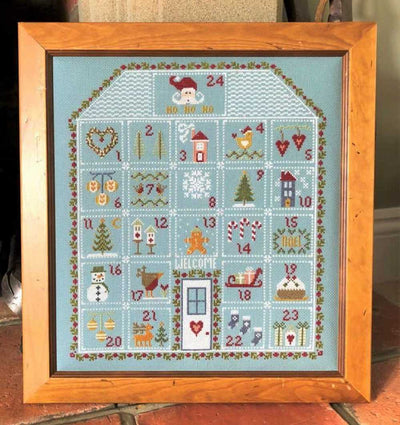 Advent House Cross Stitch Kit Historical Sampler Co
