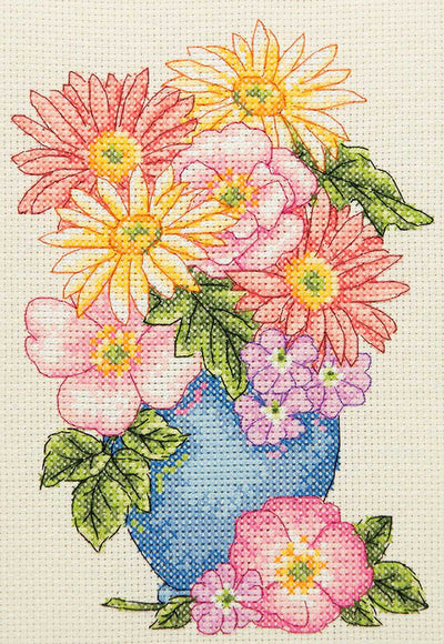 Floral Spray Anchor Cross Stitch Kit