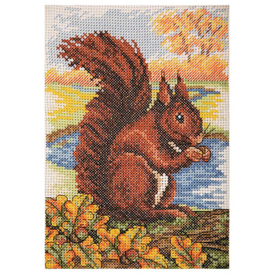 Red Squirrel Anchor Cross Stitch Kit