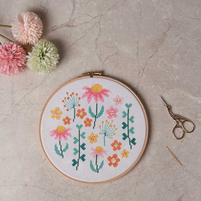Modern Graphic Floral II Anchor Cross Stitch Kit