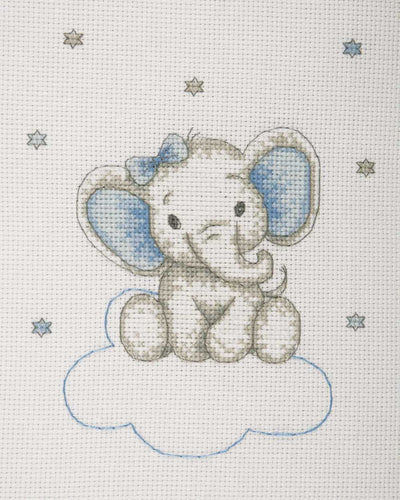 Boy Elephant - Anchor Cross Stitch Kit