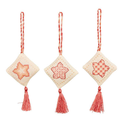 Christmas Decorations Rose Gold - Anchor Cross Stitch Kit