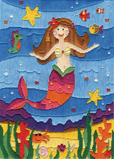 Mermaid Long Stitch Kit - Anchor