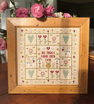 All Things Grow Cross Stitch Kit Historical Sampler Co
