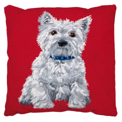 Westie Dog Cushion Tapestry Kit - Anchor