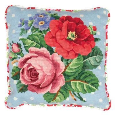 Berlin Rose Cushion Tapestry Kit - Anchor