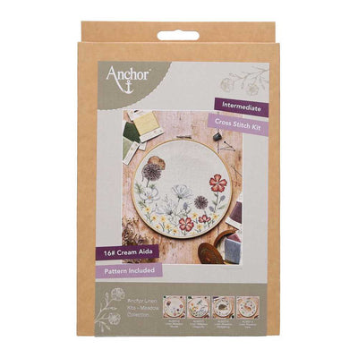 Meadow Mouse Linen Threads - Anchor Cross Stitch Kit