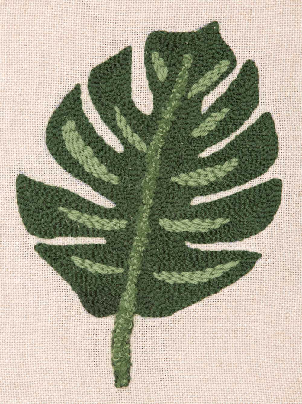 Monstera Leaf Punch Needle Kit - Anchor
