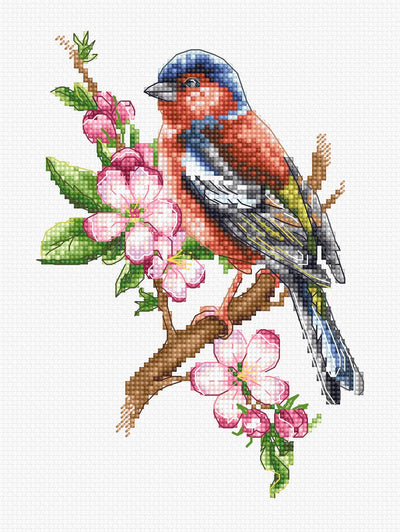Chaffinch Cross Stitch Kit - Luca S