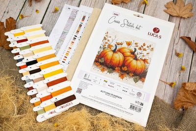 Autumn Pumpkin ~Cross Stitch Kit ~ Luca S
