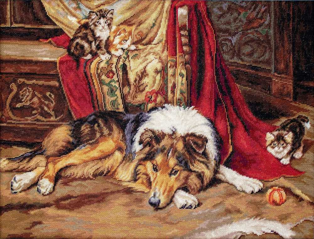 A Reluctant Companion ~Cross Stitch Kit ~ Luca S