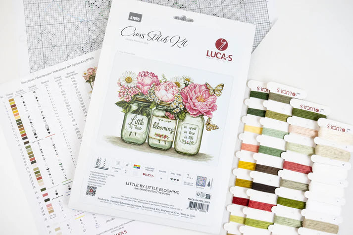 Little by Little Blooming Cross Stitch Kit ~ Luca S