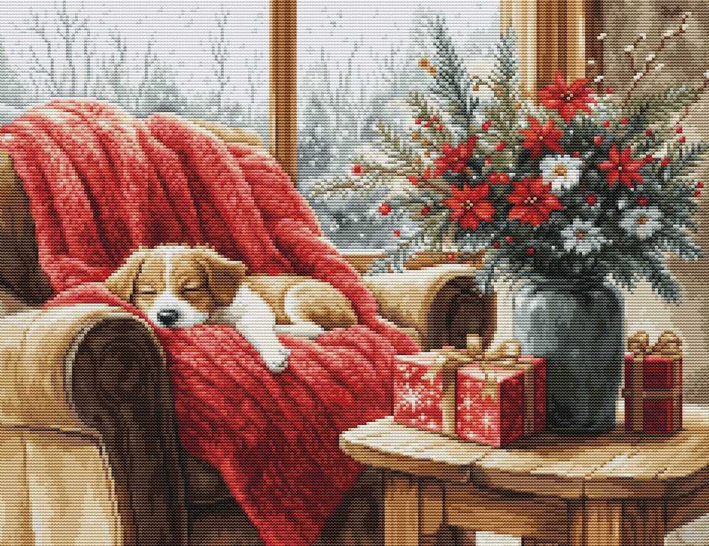 Christmas Moment ~Cross Stitch Kit ~ Luca S