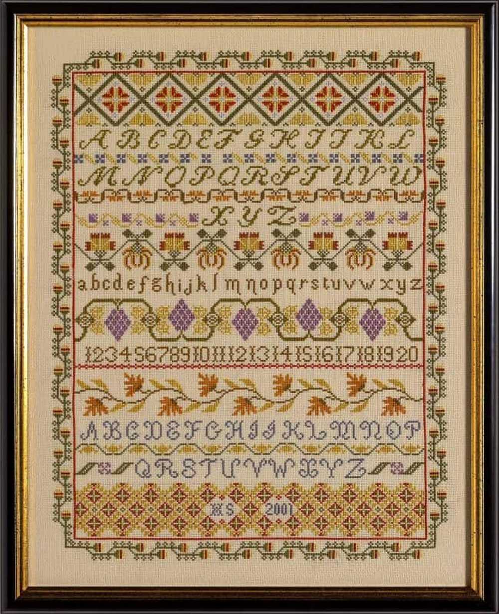 Band Sampler Sampler Cross Stitch Kit Historical Sampler Co SALE
