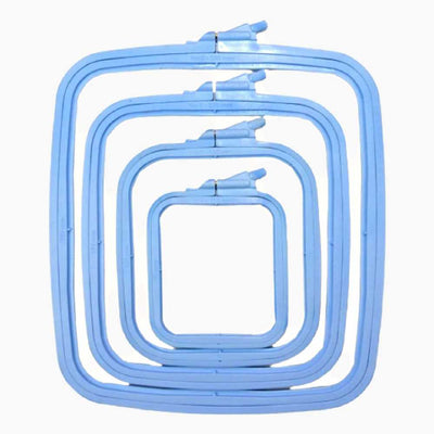 Nurge Blue Square Embroidery Hoop No 2 (16.5cm/ 6 1/2inch)