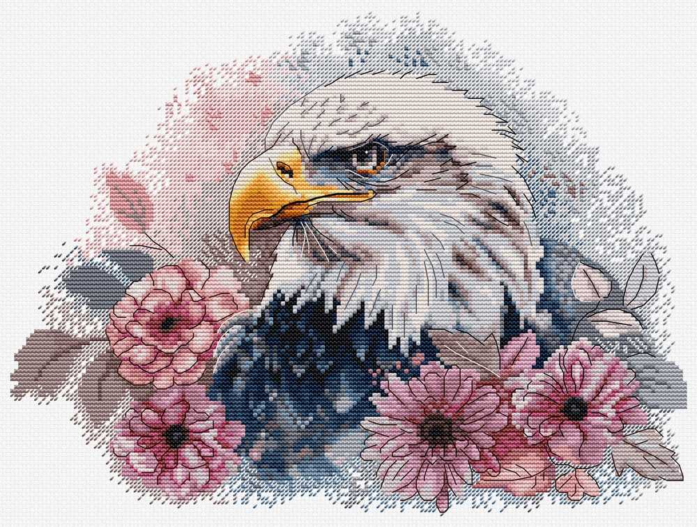 Hunting Eagle ~Cross Stitch Kit ~ Luca S