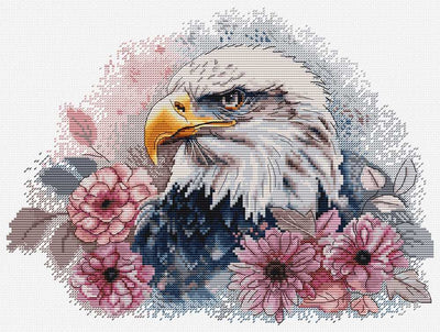 Hunting Eagle ~Cross Stitch Kit ~ Luca S