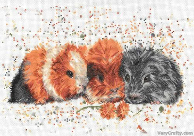 Creative World of Crafts - Snap Crackle and Pop the Hamsters Cross Stitch Kit