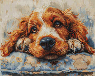 Cocker Spaniel ~ Cross Stitch Kit ~ Luca S