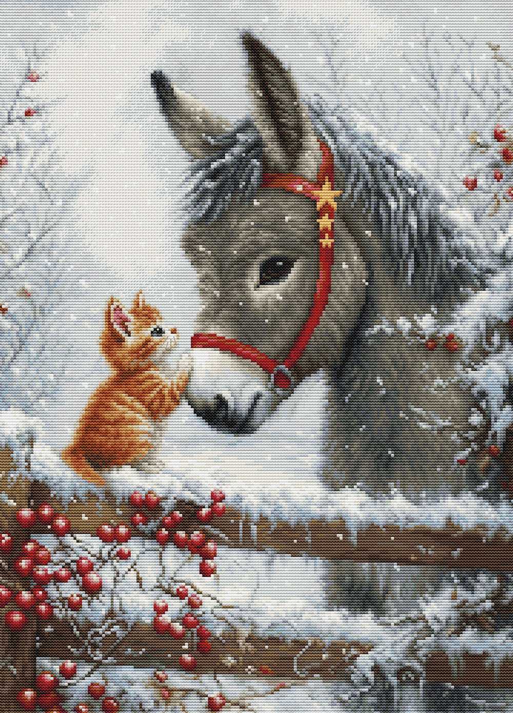 Warm Hug ~Cross Stitch Kit ~ Luca S