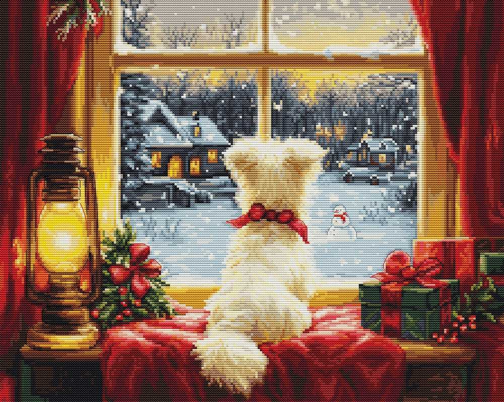Waiting for the Snowflakes ~Cross Stitch Kit ~ Luca S