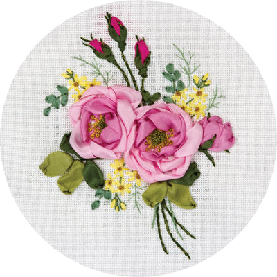 Gentle Fragrance Ribbon Embroidery Kit ~ PANNA