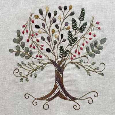 Tree of Seasons Autumn Embroidery Kit ~ Un Chat Dans L'Aiguille