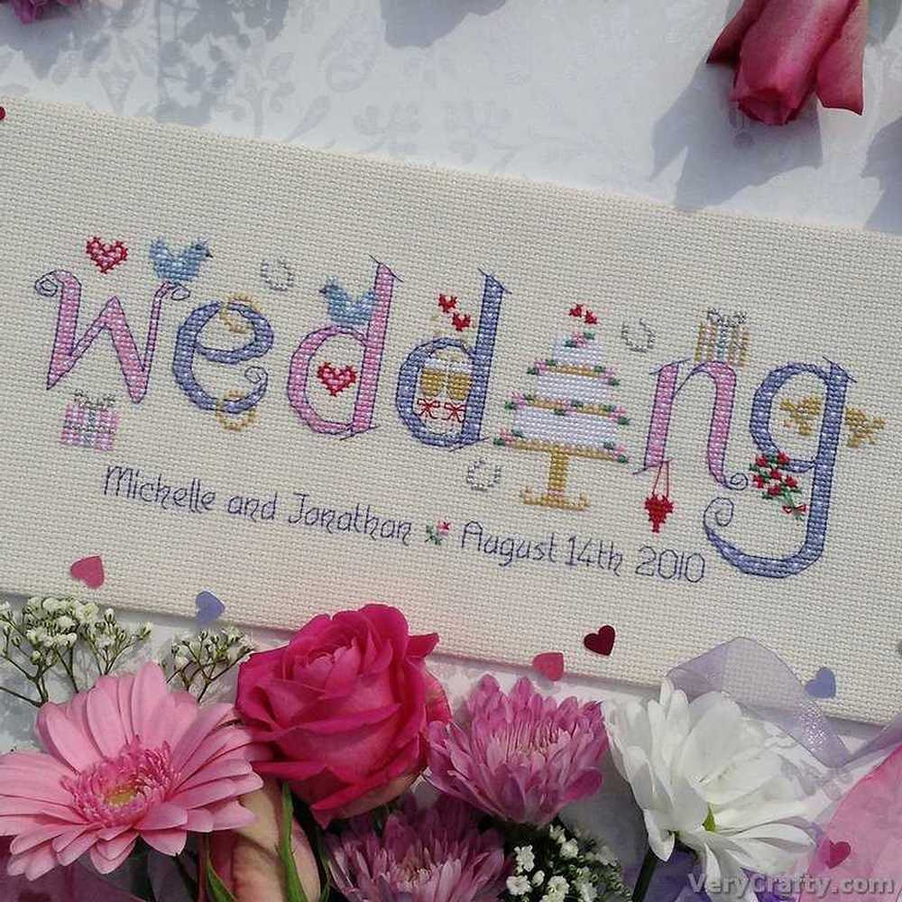 Nia Cross Stitch - Wedding Sampler Cross Stitch Kit