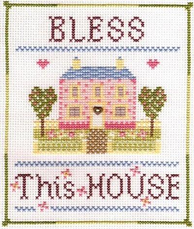 Nia Cross Stitch - Bless This House Cross Stitch Kit