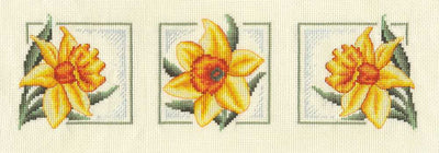 Daffodils Panel Cross Stitch Kit ~ PANNA