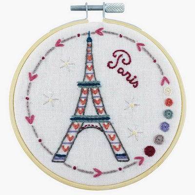 Paris Eiffel Tower Embroidery Kit ~ Un Chat Dans L'Aiguille