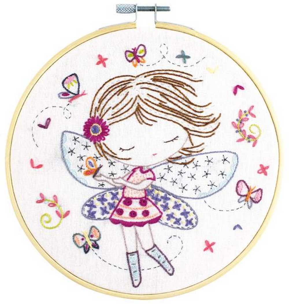 Salome Plays Fairy Embroidery Kit ~ Un Chat Dans L'Aiguille