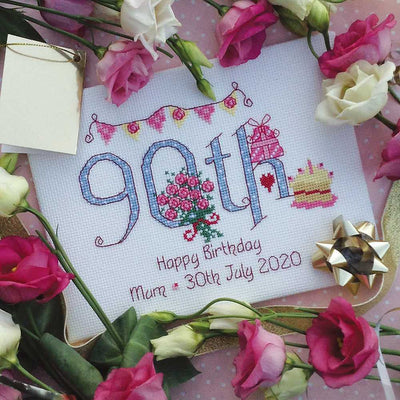 Nia Cross Stitch - 90th Birthday Cross Stitch Kit